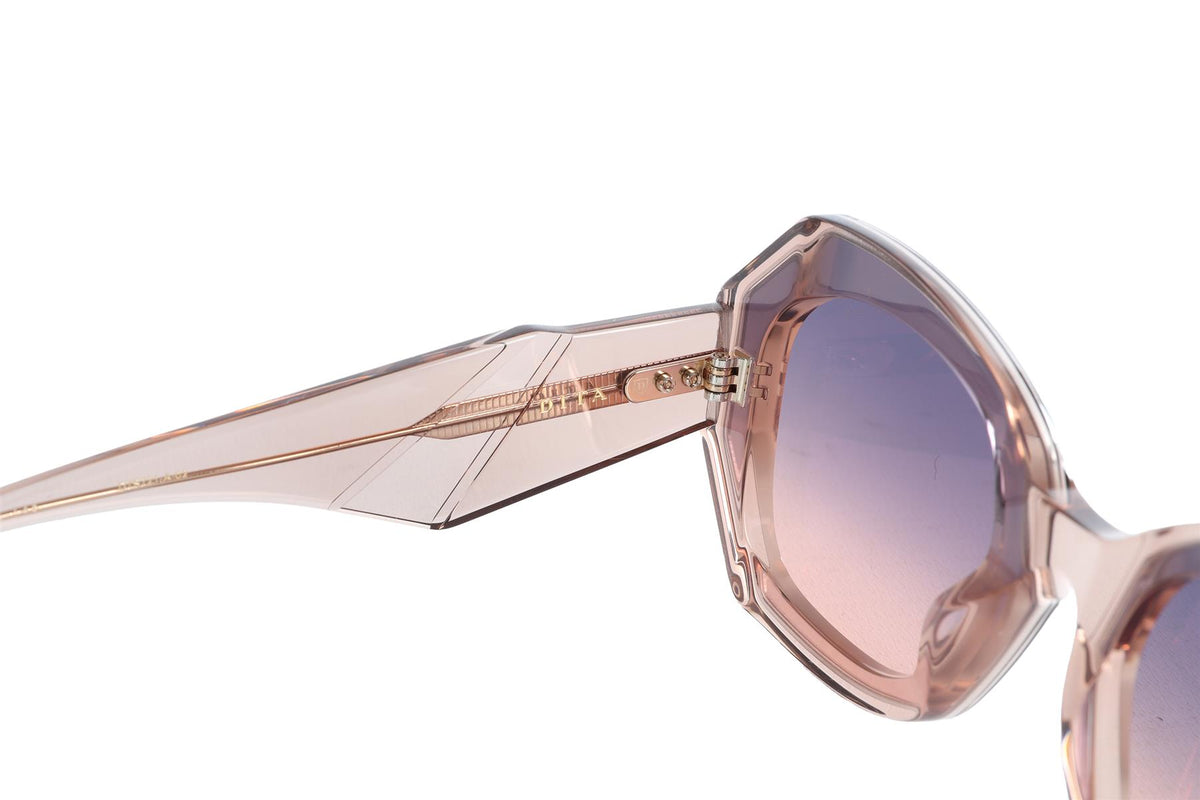 DITA BROWN CAT EYE ACETATE SUNGLASSES