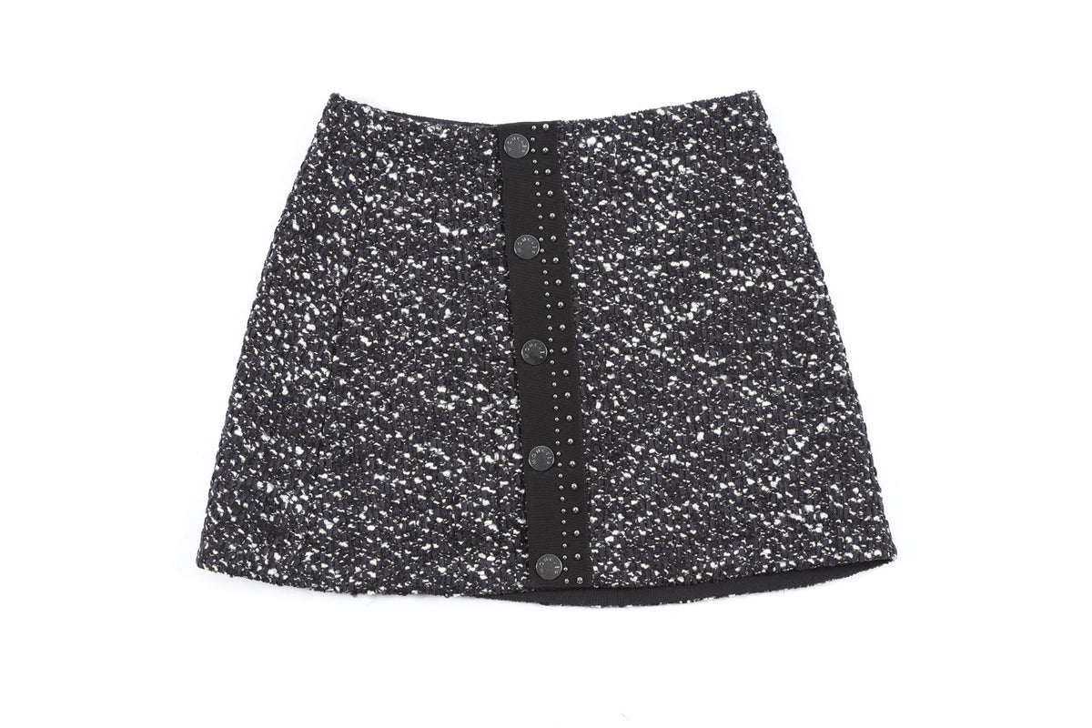 MONCLER NAVY WOOL MINI SKIRT IT 38 UK 6