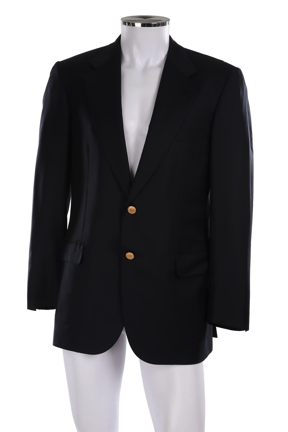 BRIONI MEN'S NAVY WOOL JACKET IT 50R UK/US 40