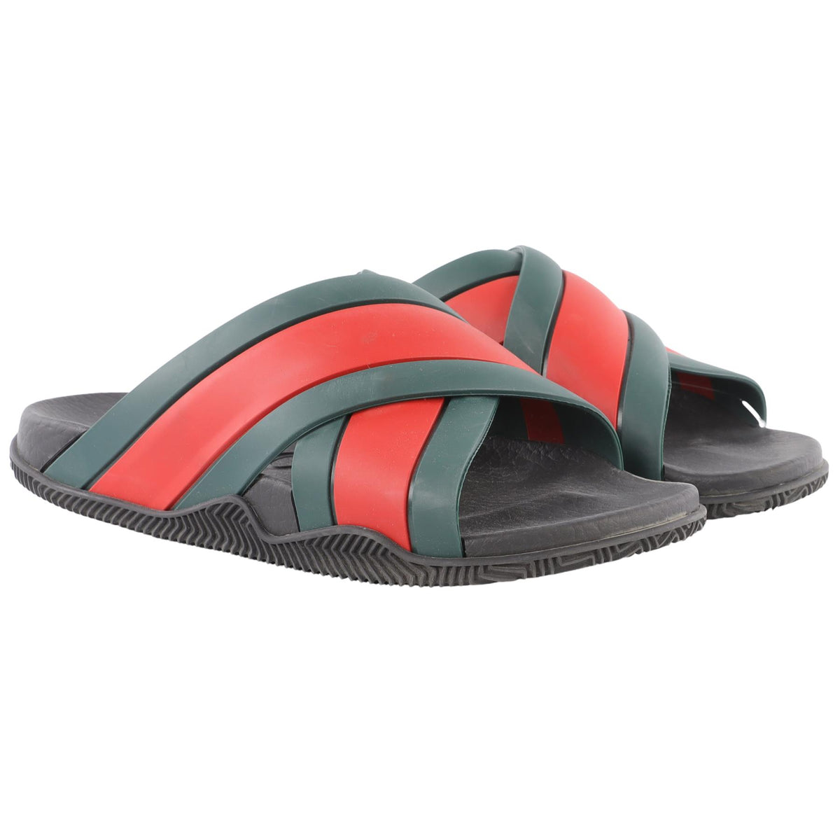 GUCCI RED KIDS BOYS SLIDES EU 36 UK 3.5 US 4