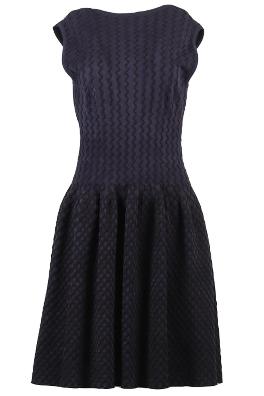 AZZEDINE ALAÏA COTTON BLEND MINI DRESS FR 42 UK 14