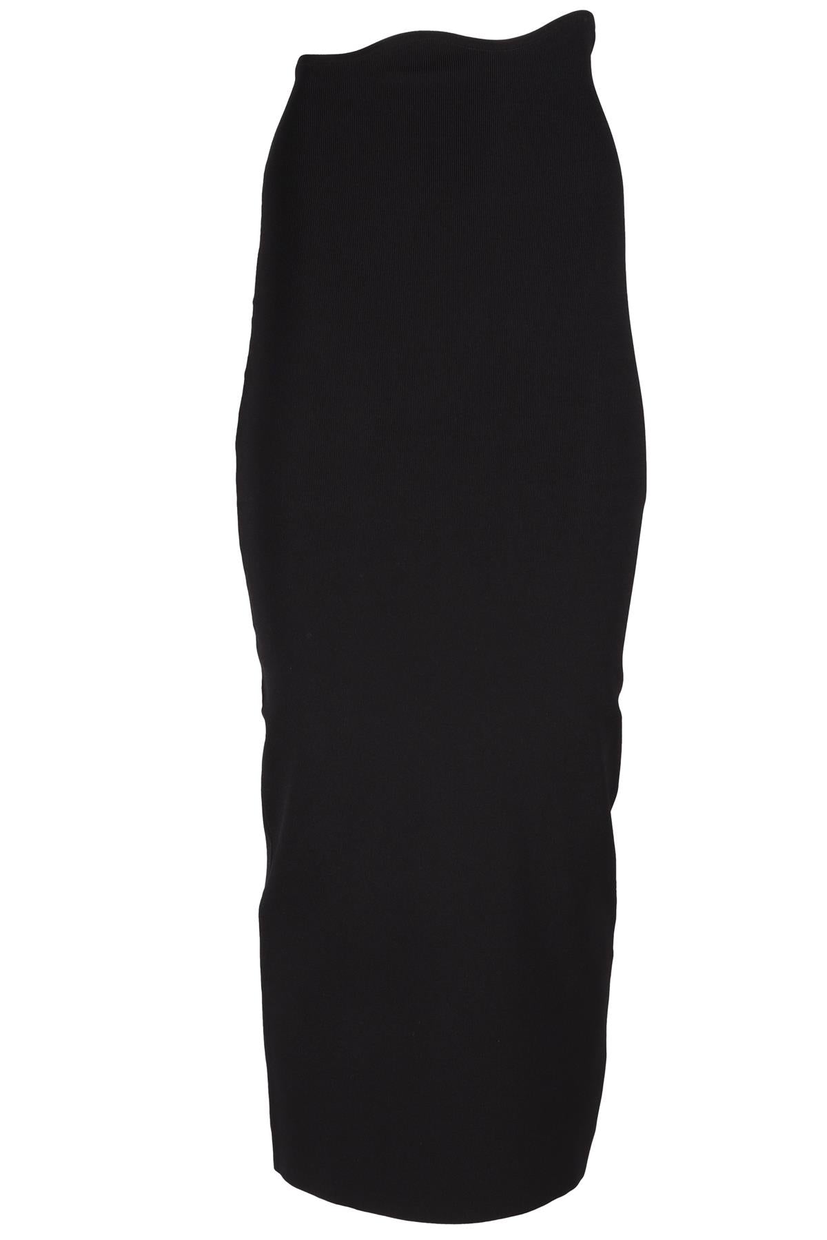 CHRISTOPHER ESBER BLACK KNIT MAXI SKIRT XSMALL