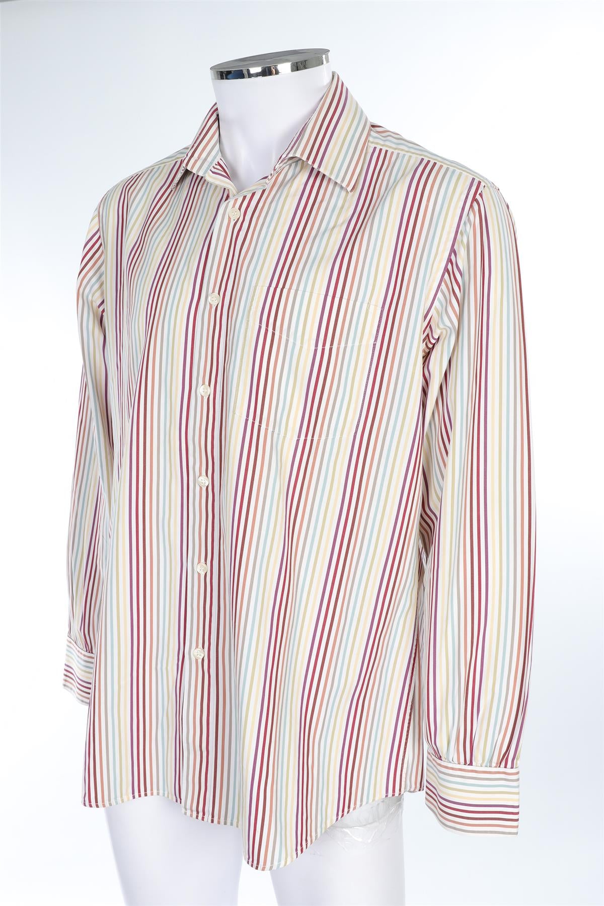 PAUL SMITH MULTI MEN'S COTTON SHIRT UK 16/42