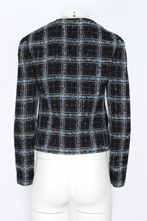CHANEL BLACK 2024 WOOL JACKET FR 38 UK 10