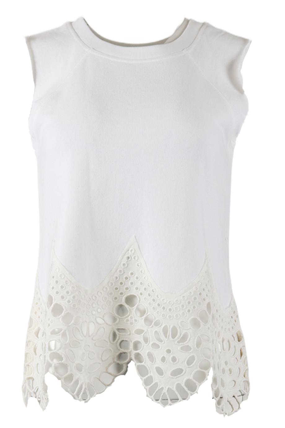 CHLOÉ COTTON BLEND TOP SMALL