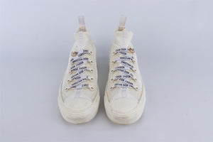 CHRISTIAN DIOR WHITE WALK'N'DIOR KNIT SNEAKERS EU 41 UK 8 US 11