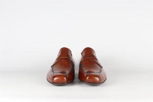 BERLUTI BROWN MEN'S LEATHER LOAFERS EU 42 UK 8 US 9