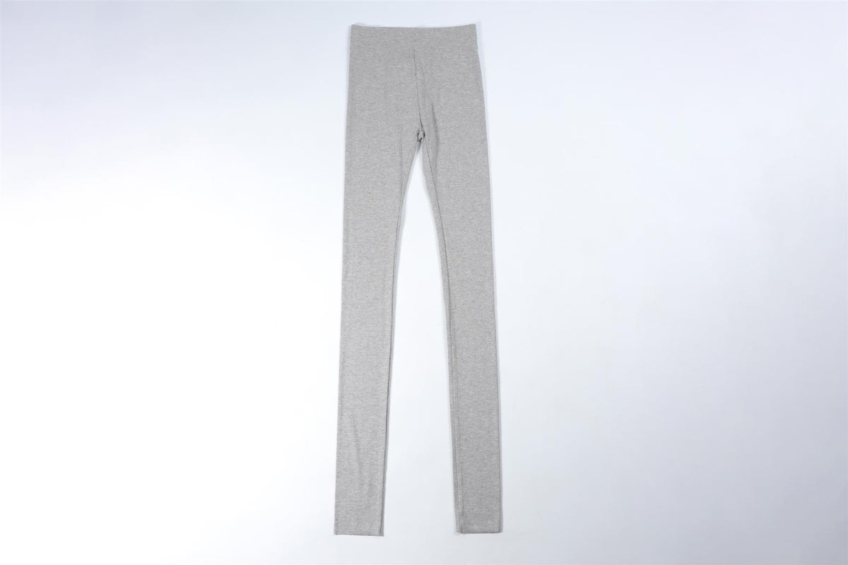 ETERNE GREY COTTON LEGGINGS XSMALL