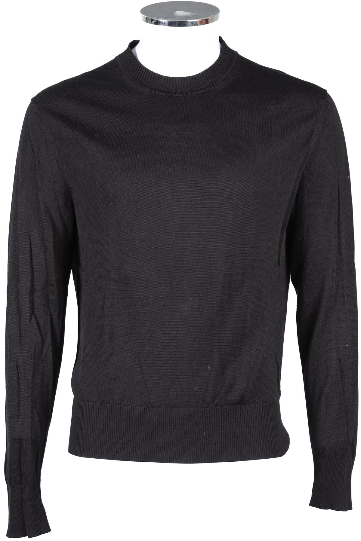 TOM FORD BLACK MEN'S COTTON SWEATER IT 52 UK/US CHEST 42