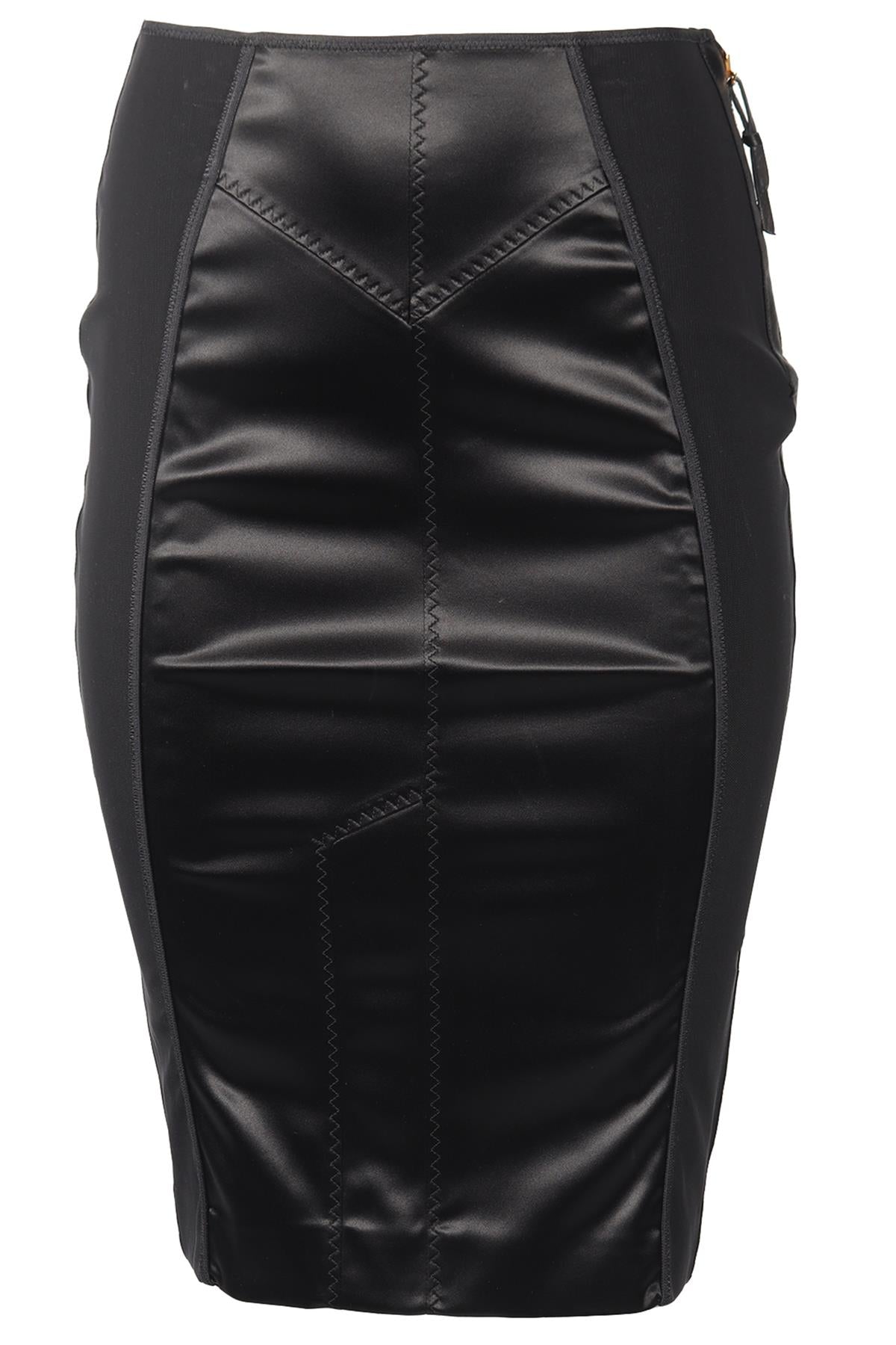 TOM FORD SILK BLEND MINI SKIRT IT 40 UK 8