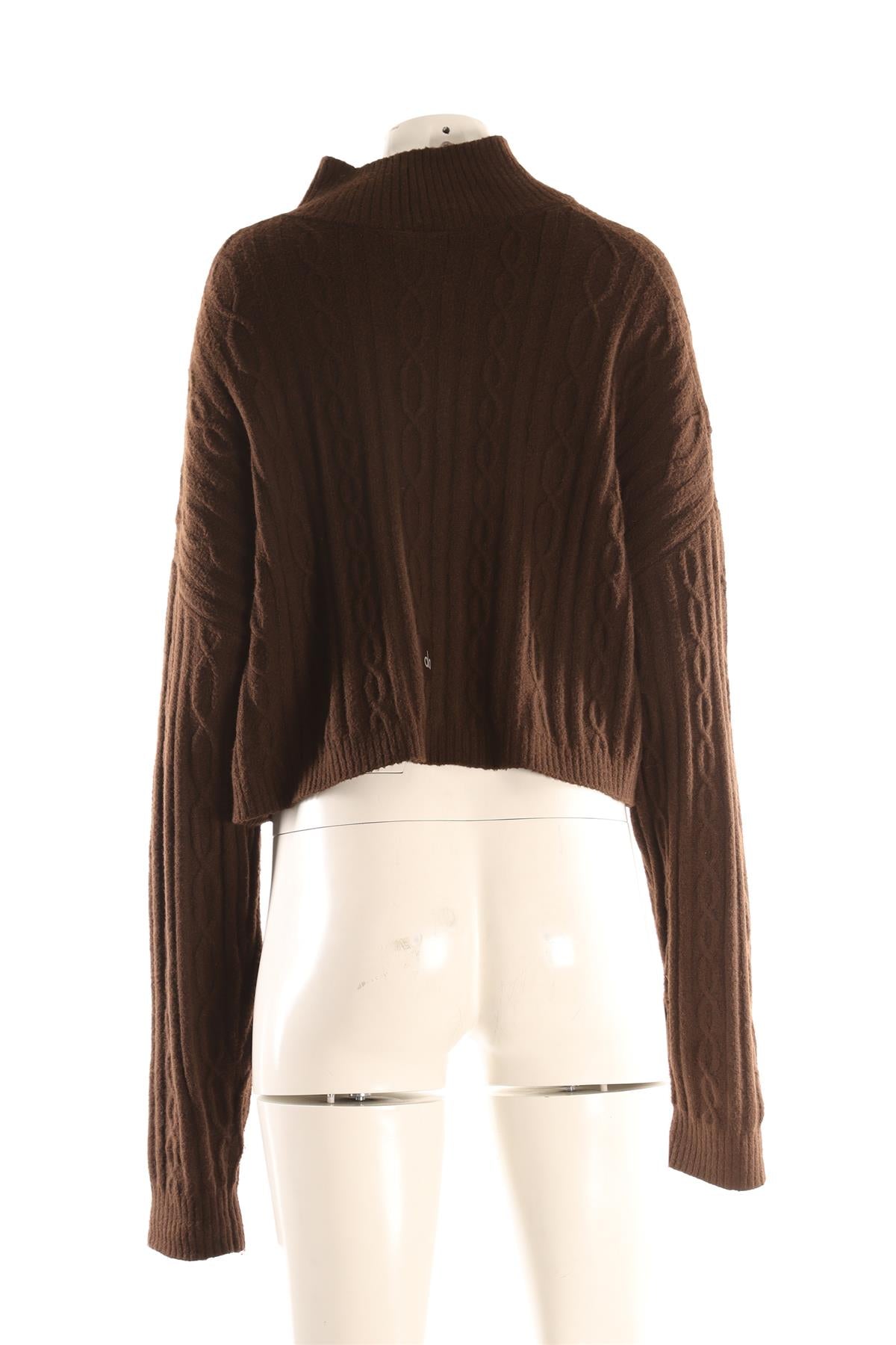 ALO YOGA BROWN WOOL SWEATER LARGE