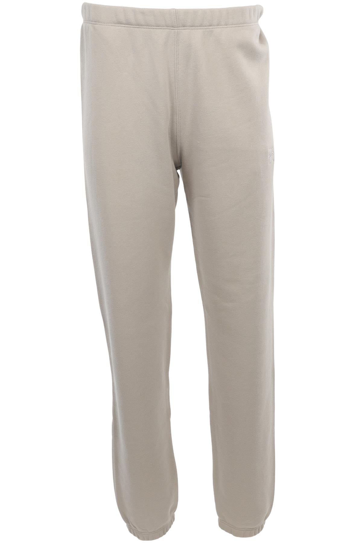 ETERNE BEIGE COTTON TRACK PANTS MEDIUM