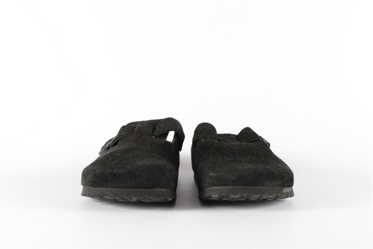 BIRKENSTOCK BLACK SUEDE MULES EU 38 UK 5 US 8