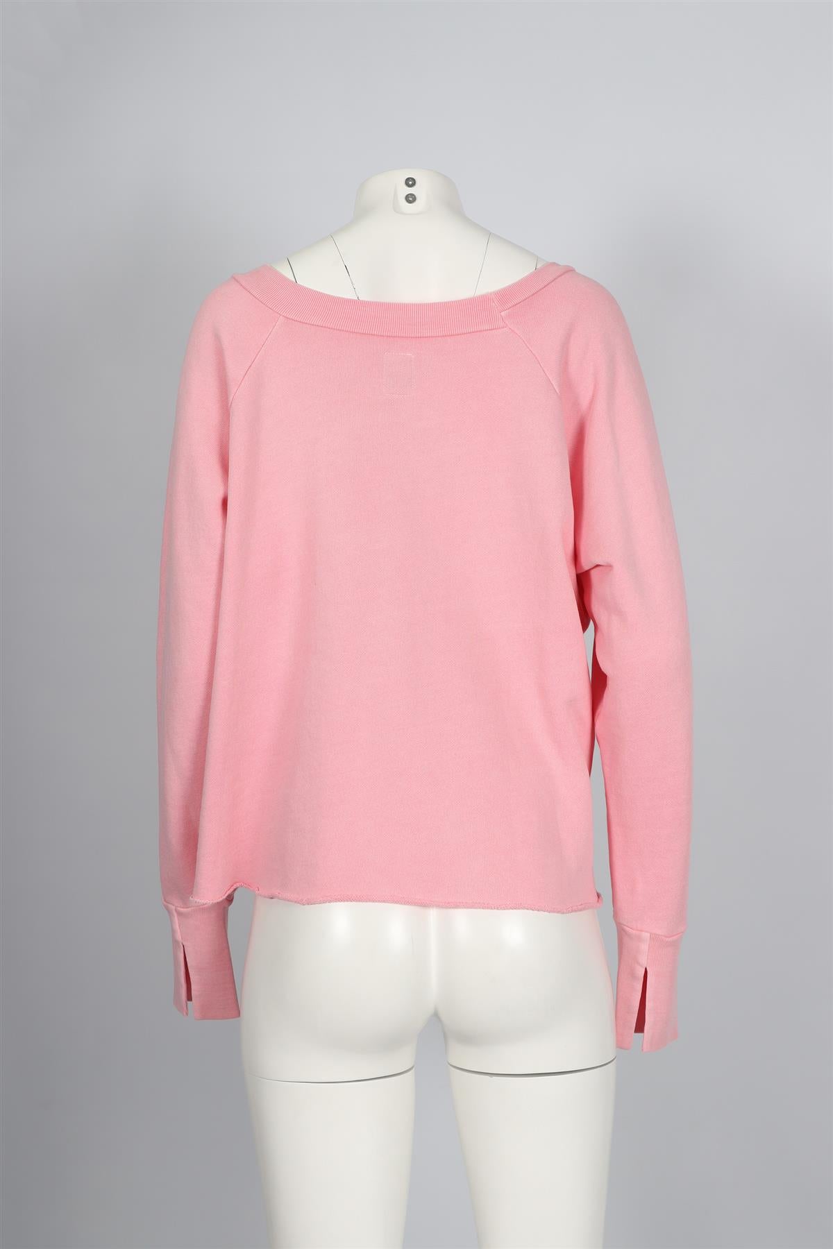 NSF PINK COTTON SWEATSHIRT MEDIUM