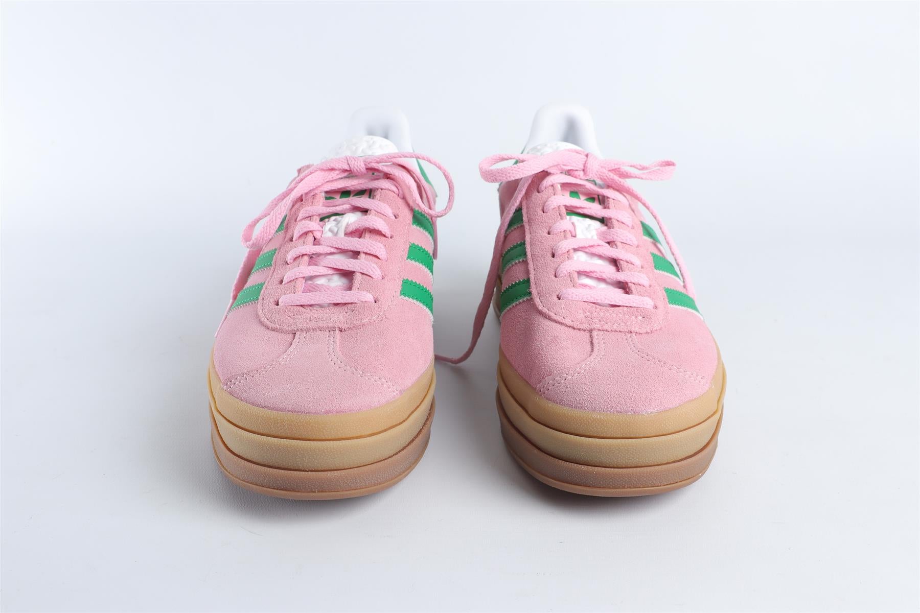 ADIDAS PINK GAZELLE BOLD 'TRUE PINK GREEN' SNEAKERS EU 38.5 UK 5 US 7