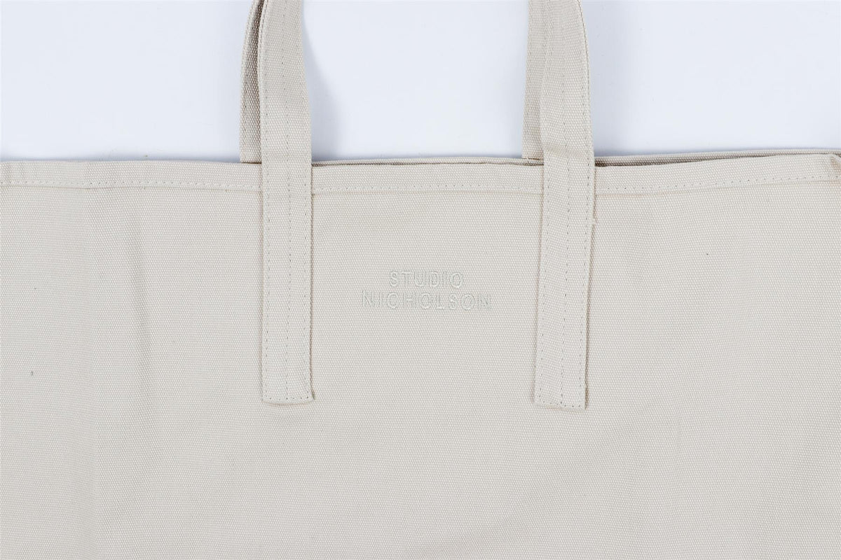 STUDIO NICHOLSON BEIGE CANVAS TOTE BAG
