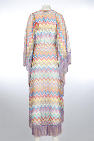 MISSONI MULTI CROCHET KAFTAN MEDIUM