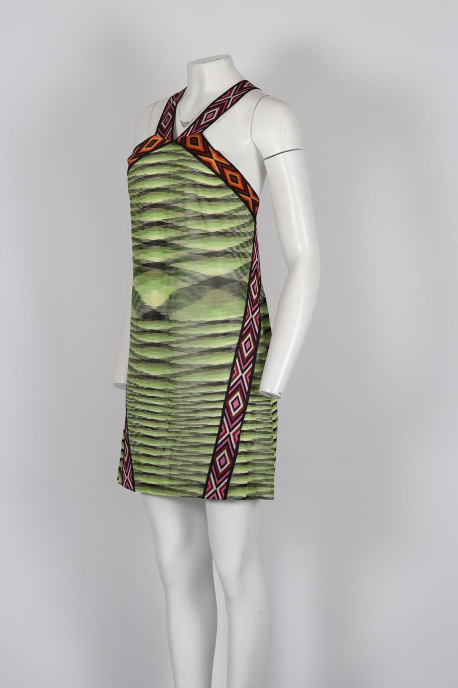 MISSONI CROCHET KNIT MINI DRESS IT 42 UK 10