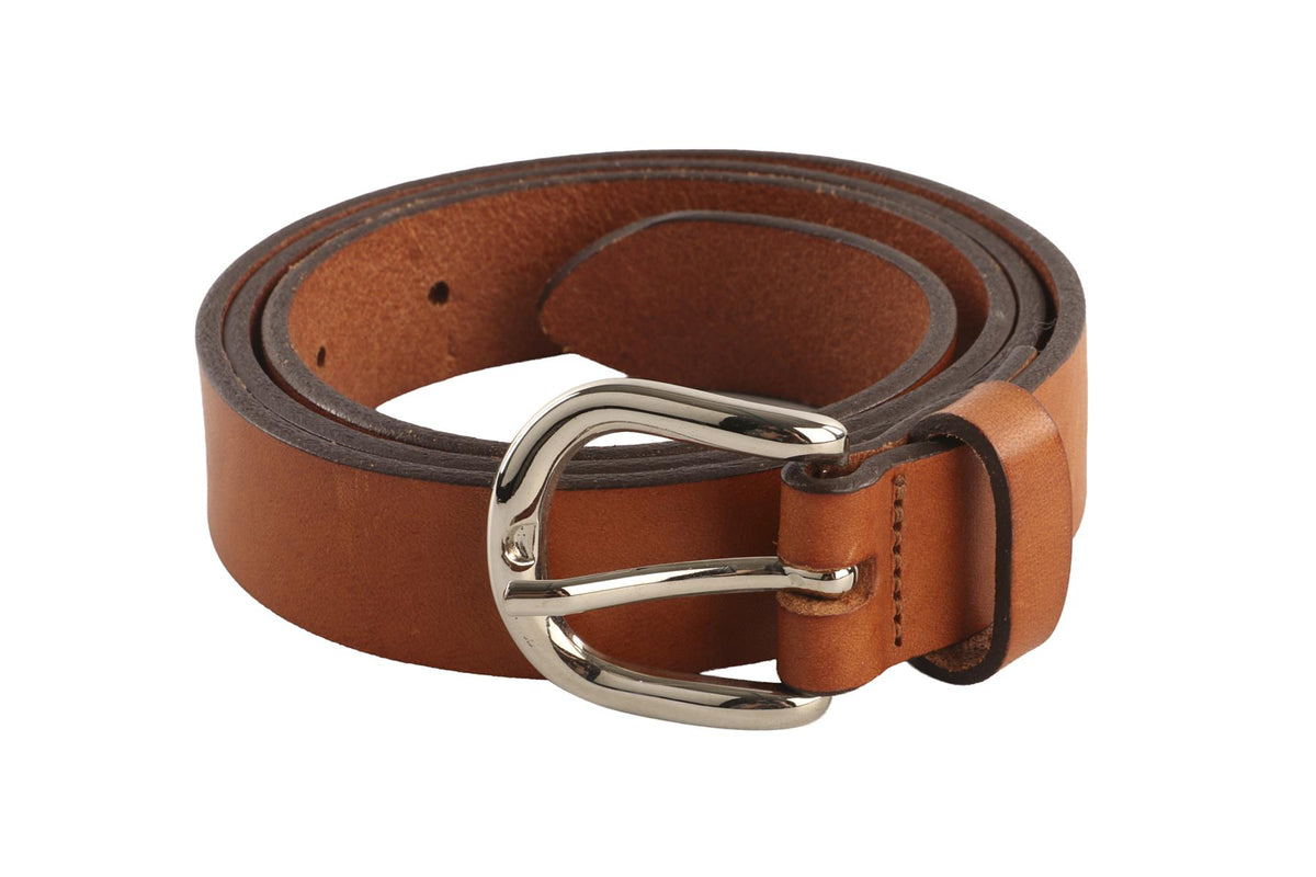 ISABEL MARANT BROWN LEATHER WAIST BELT MEDIUM