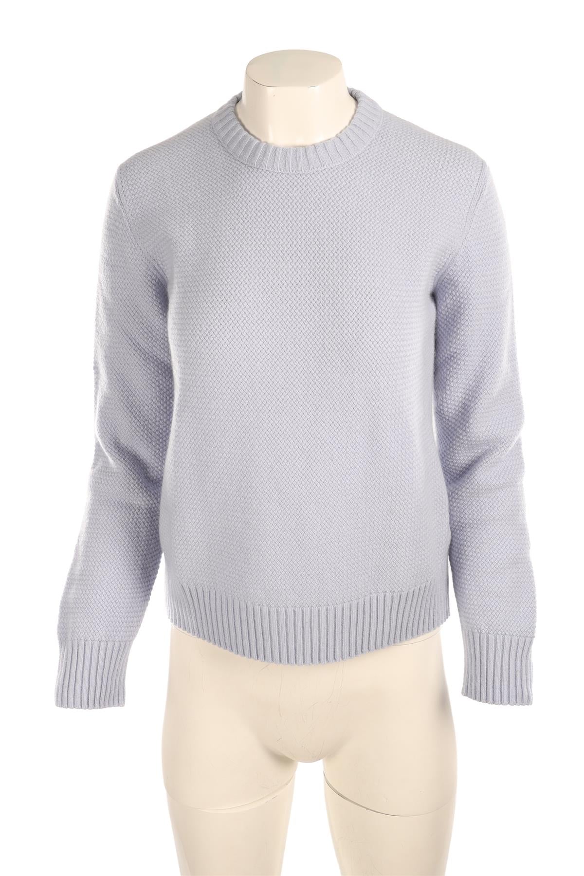 BOTTEGA VENETA BLUE CASHMERE SWEATER LARGE