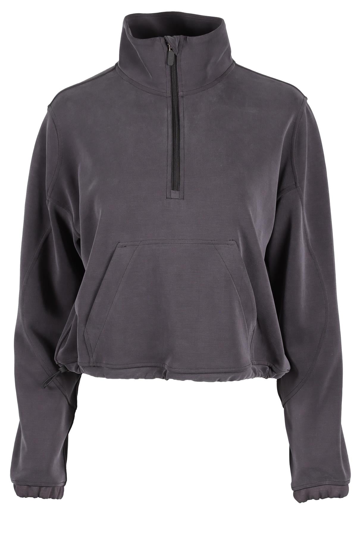 LULULEMON GREY JERSEY SWEATSHIRT UK 10
