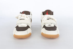 NIKE + TRAVIS SCOTT BROWN JUMPMAN JACK SAIL/DARK MOCHA SNEAKERS EU 39 UK 6 US 6.5