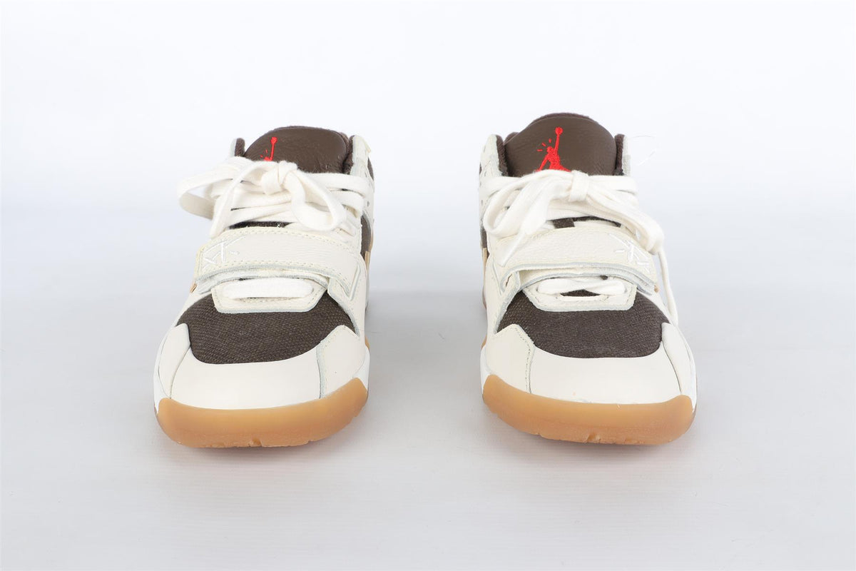 NIKE + TRAVIS SCOTT BROWN JUMPMAN JACK SAIL/DARK MOCHA SNEAKERS EU 39 UK 6 US 6.5