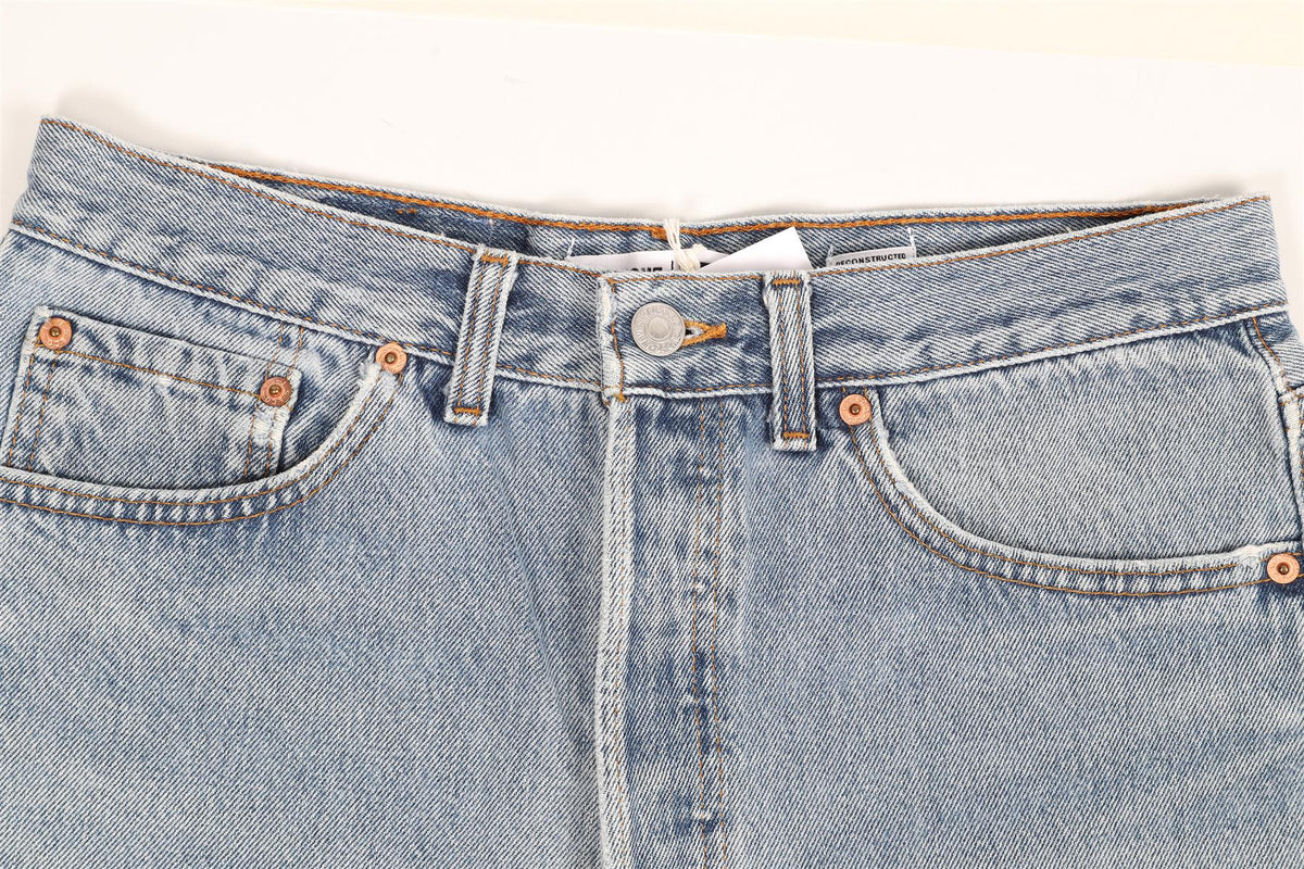 RE/DONE HIGH RISE DENIM SHORTS W27 UK 8-10