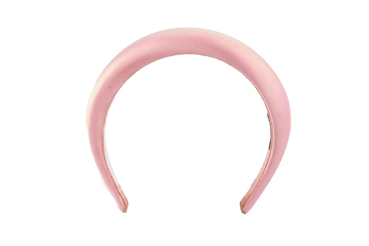 PRADA PINK SATIN HEADBAND