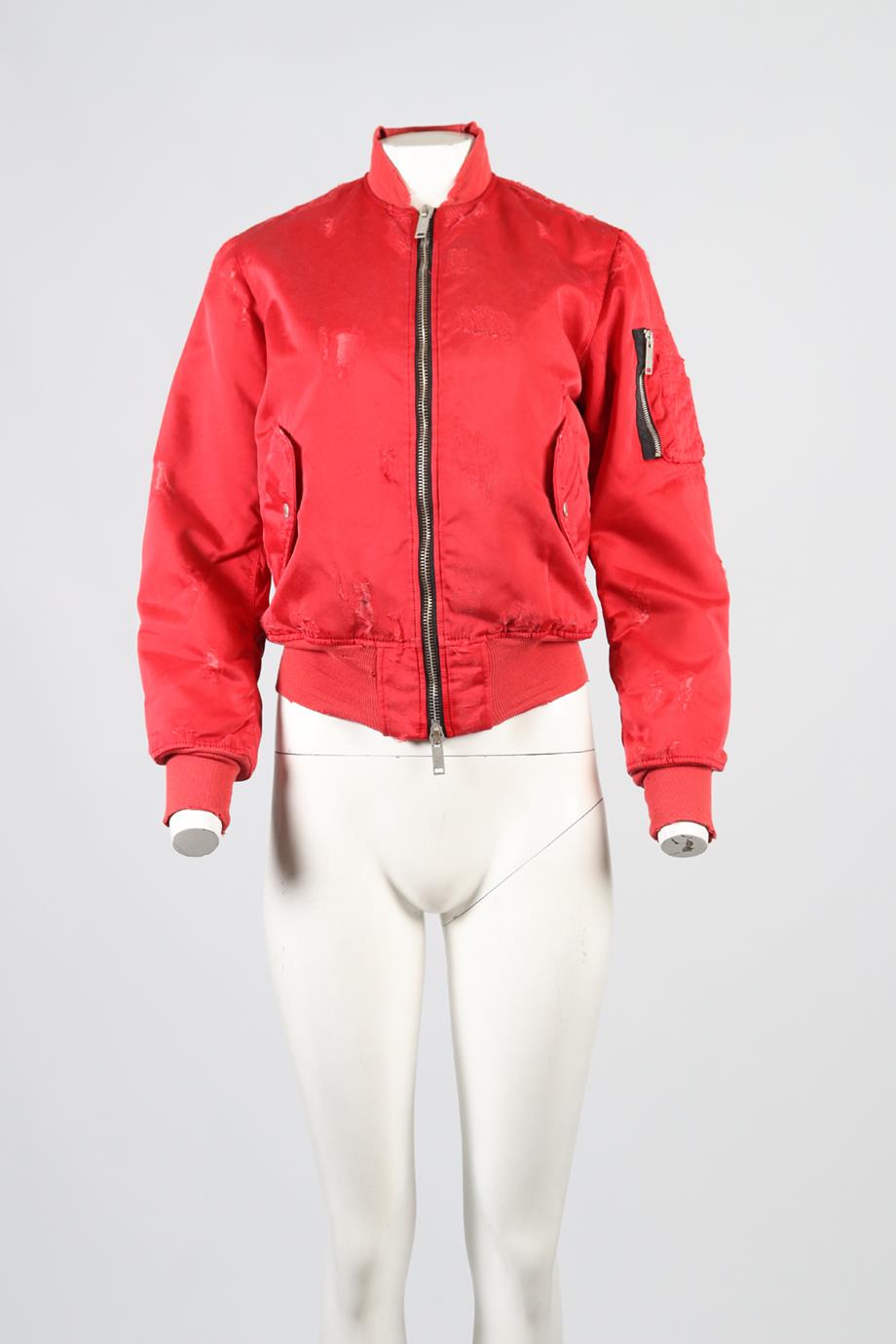 UNRAVEL PROJECT COTTON BLEND BOMBER JACKET IT 38 UK 6