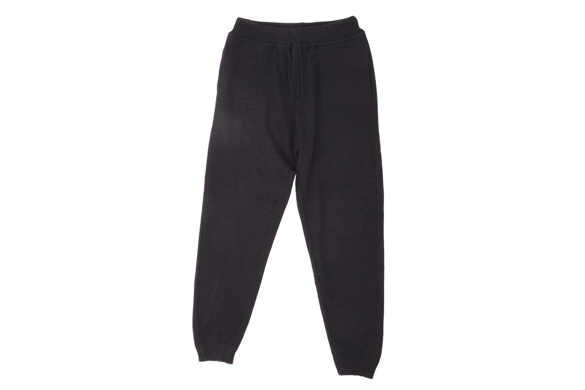 THOM SWEENEY NAVY MEN'S CASHMERE TRACK PANTS XLARGE