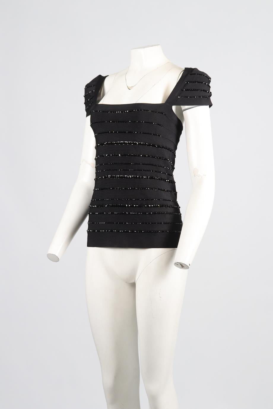 HERVE LEGER BANDAGE TOP MEDIUM