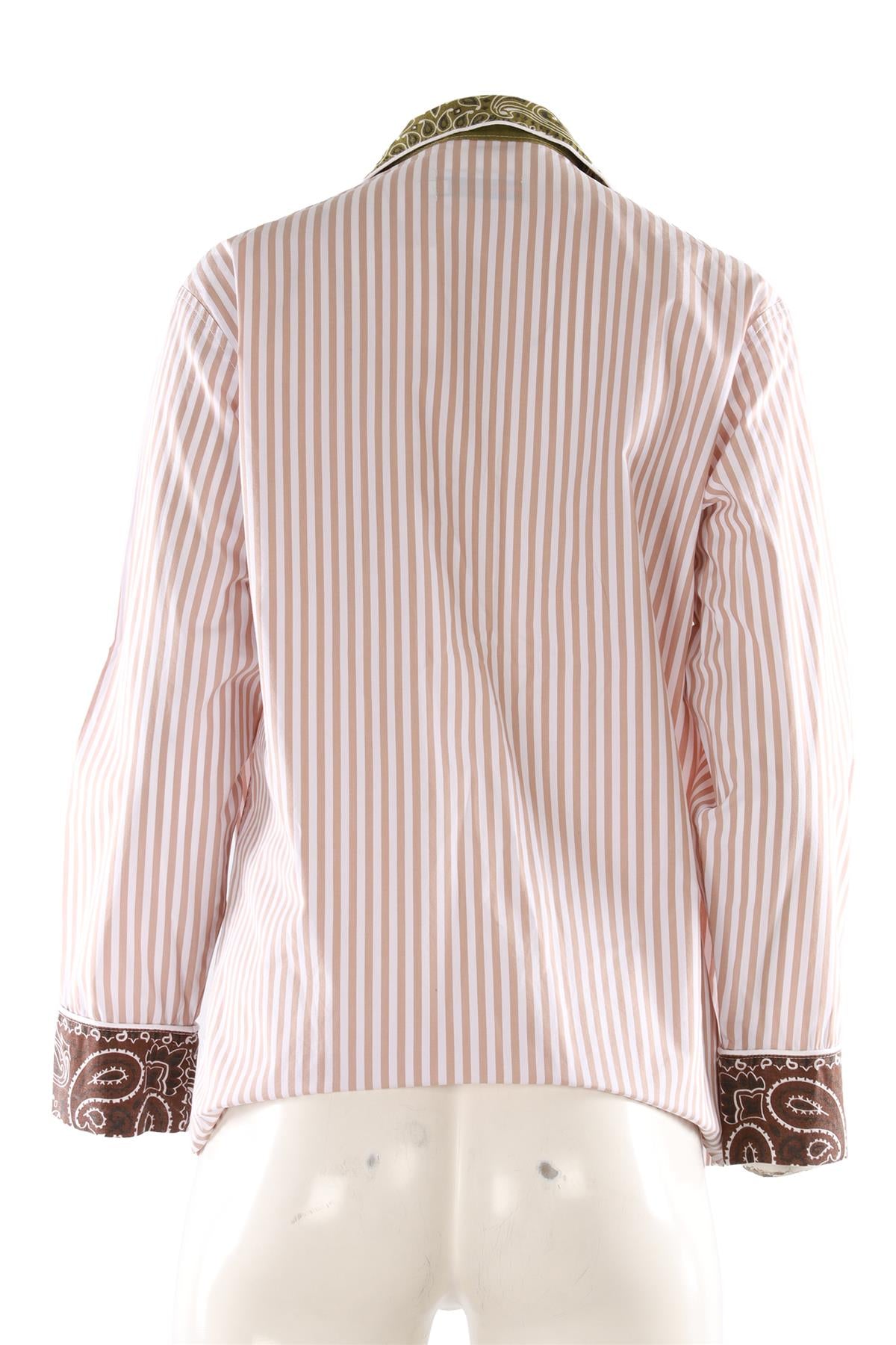 CALL IT BY YOUR NAME BEIGE COTTON SHIRT MEDIUM