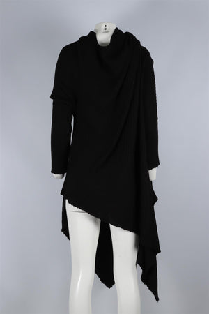 MARQUES ALMEIDA BLACK WOOL SWEATER XSMALL