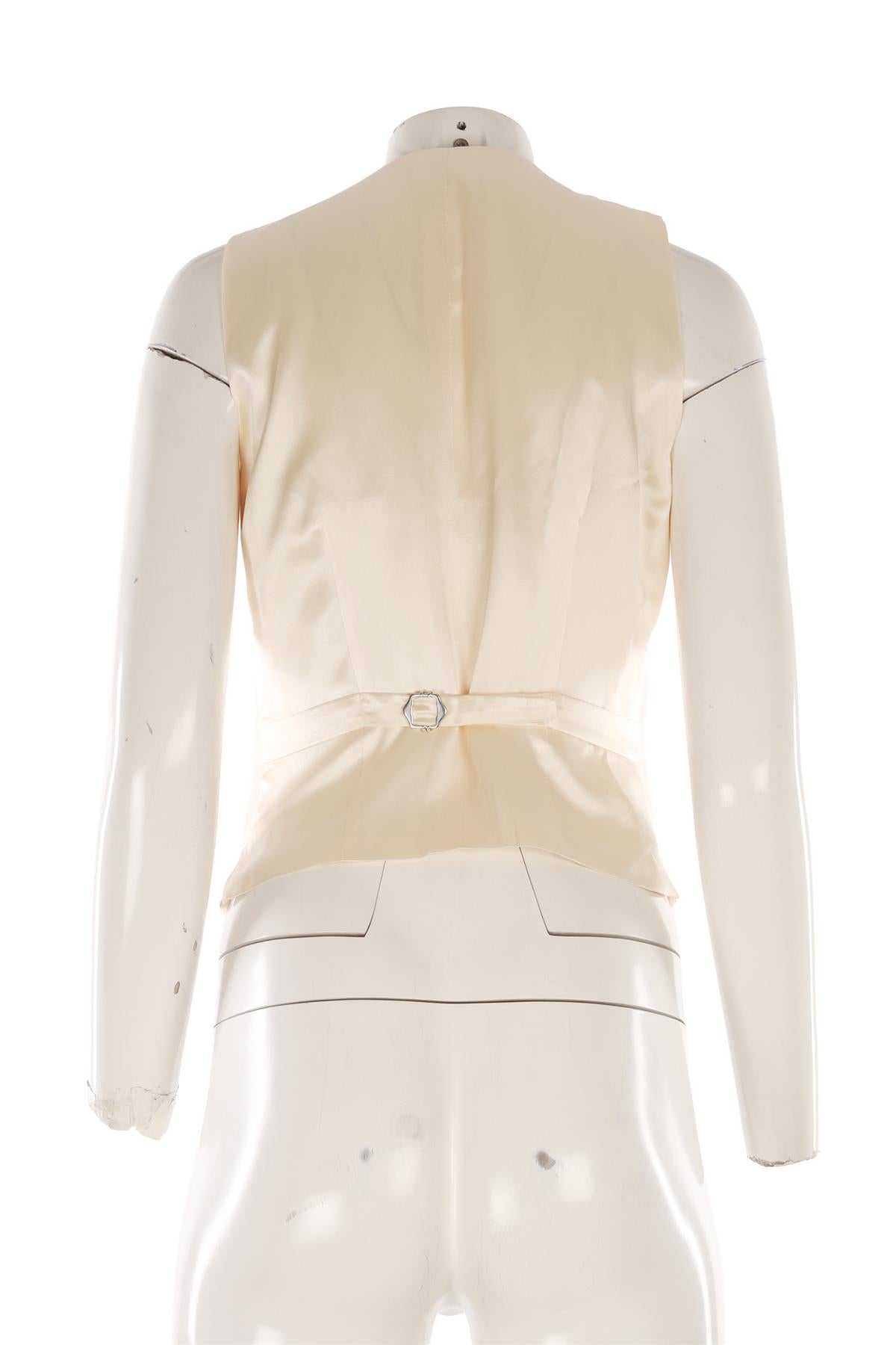 CREAM WOOL WAISTCOAT