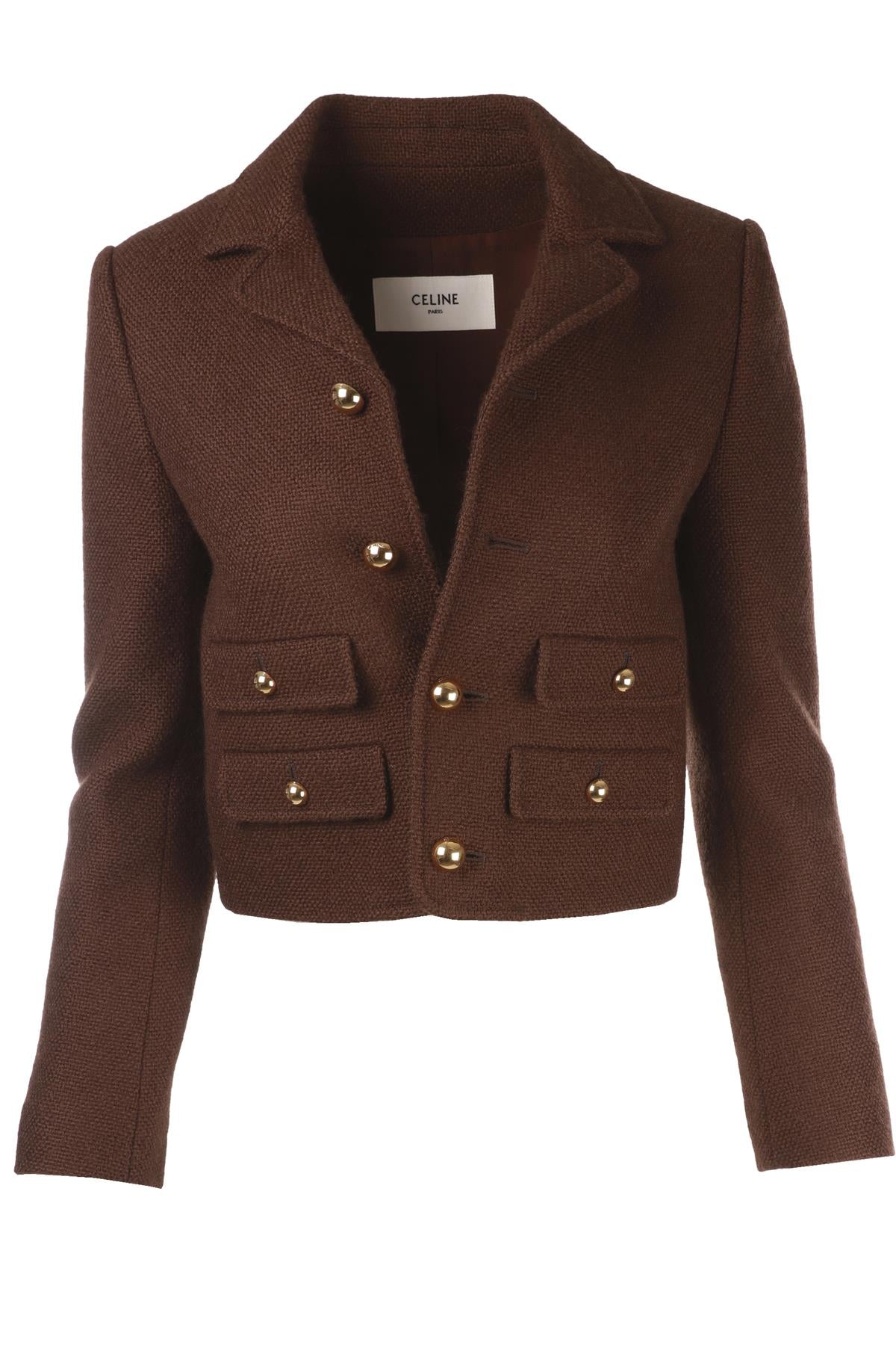 BROWN WOOL JACKET