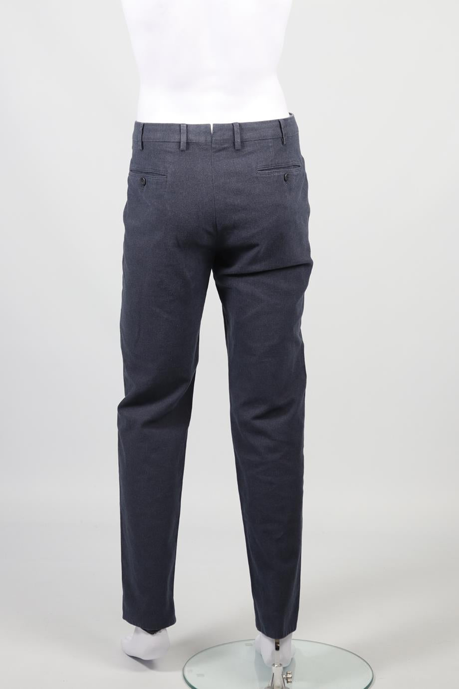 LORO PIANA MENS COTTON BLEND STARIGHT LEG PANTS IT 54 FR 46 UK/US38