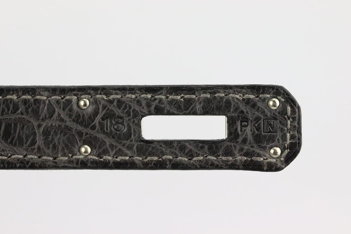 HERMÈS 2010 BIRKIN 35CM MATTE ALLIGATOR MISSISSIPPIENSIS LEATHER BAG