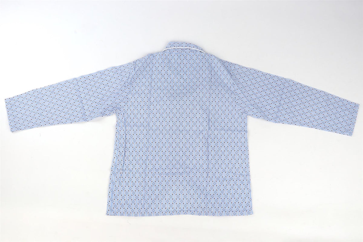 DEREK ROSE BLUE KIDS BOYS PYJAMA SET 7-8 YEARS