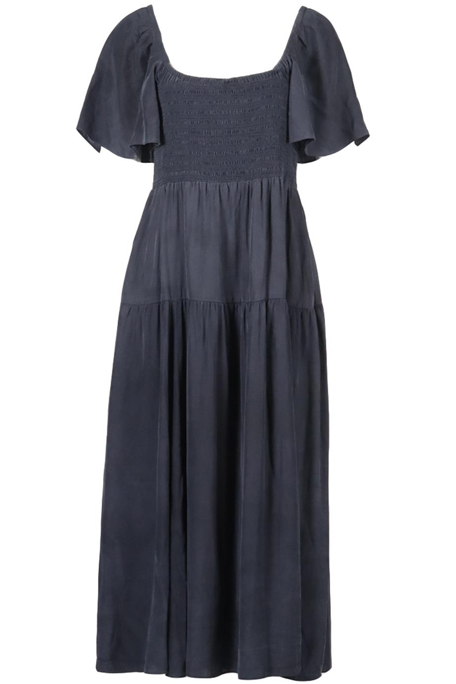 LA LIGNE SILK MAXI DRESS XLARGE