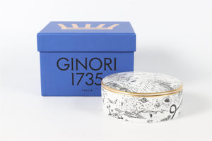 MYTHERESA + GINORI 1735 WHITE PORCELAIN BOX