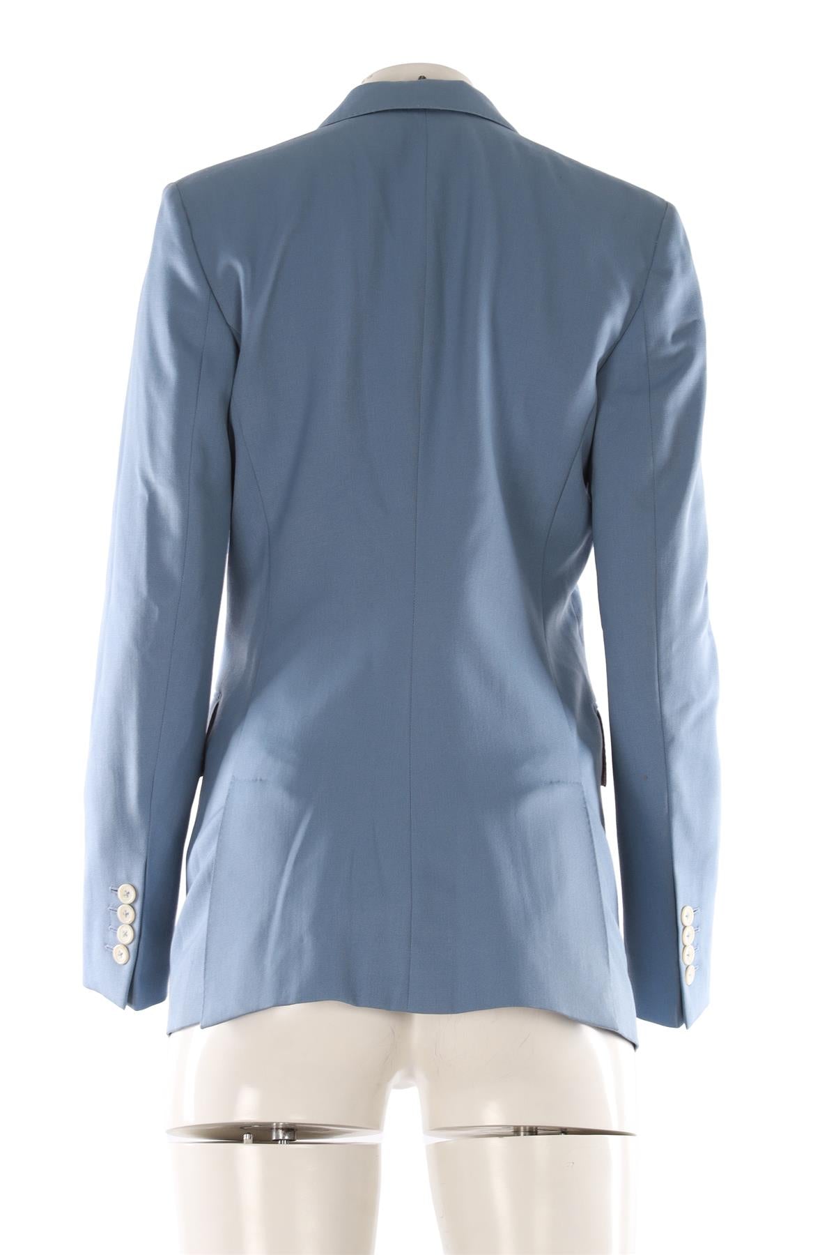 BLUE WOOL BLAZER
