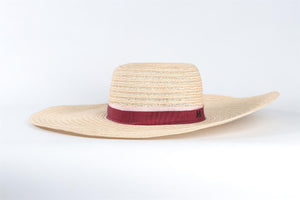 MAISON MICHEL BEIGE STRAW HAT