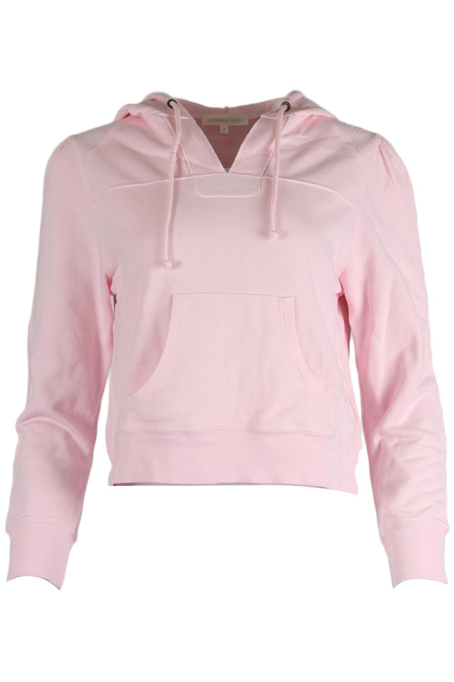 LOVESHACKFANCY COTTON JERSEY HOODIE MEDIUM