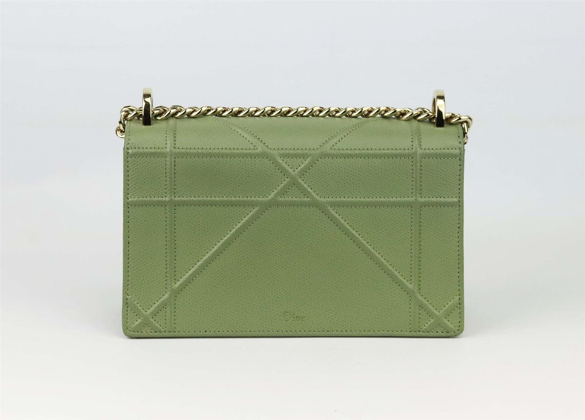CHRISTIAN DIOR DIORAMA SMALL LEATHER SHOULDER BAG