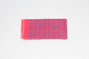 FENDI PINK COTTON SCARF