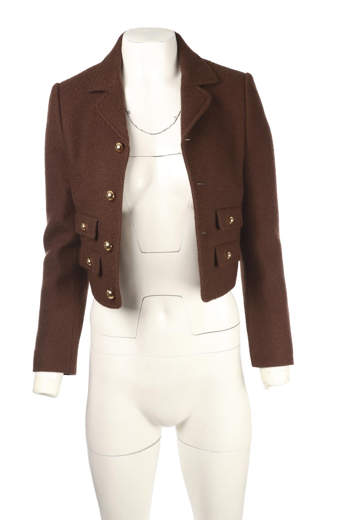 BROWN WOOL JACKET