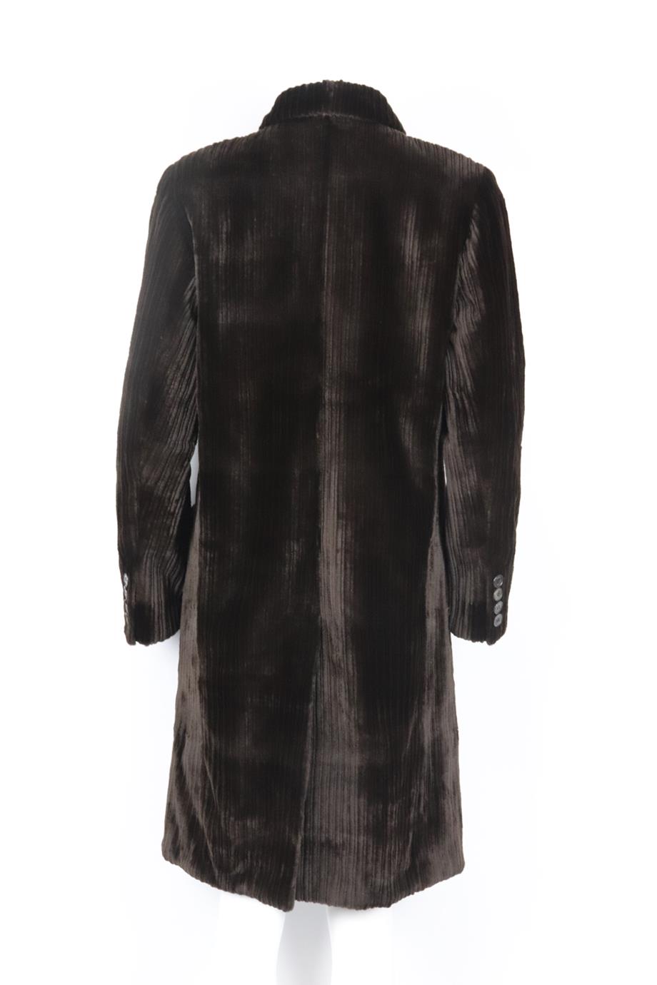 J. MENDEL SHEARED MINK FUR COAT US 8 UK 12