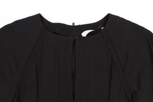 STELLA MCCARTNEY BLACK CREPE MINI DRESS IT 38 UK 6