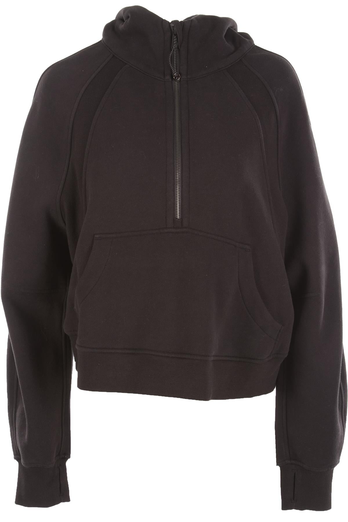 LULULEMON BLACK COTTON HOODIE MEDIUM/LARGE